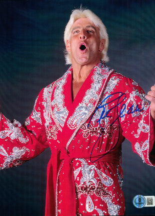 Ric Flair signed 8x10 Photo (w/ Beckett)