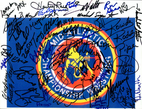 Mid-Atlantic Championship Wrestling multi-signed 8x10 Photo