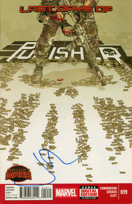 Jon Bernthal signed Comic Last Days of Punisher #19