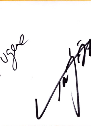 Yoshihiro Tajiri & Eugene dual signed Shikishi Board