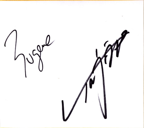 Yoshihiro Tajiri & Eugene dual signed Shikishi Board