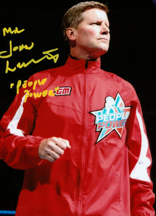 John Laurinaitis signed 8x10 Photo