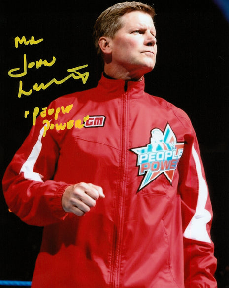 John Laurinaitis signed 8x10 Photo
