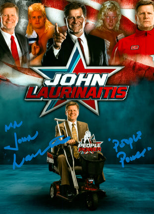 John Laurinaitis signed 8x10 Photo