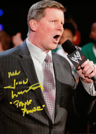 John Laurinaitis signed 8x10 Photo