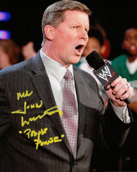 John Laurinaitis signed 8x10 Photo