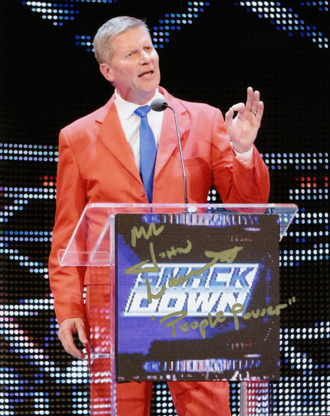 John Laurinaitis signed 8x10 Photo