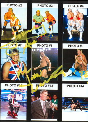 John Laurinaitis signed 8.5x11 Photo
