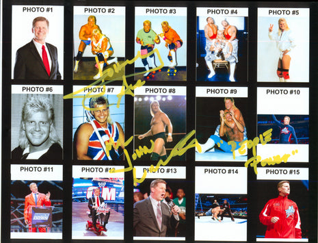 John Laurinaitis signed 8.5x11 Photo