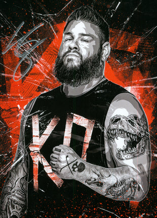 Kevin Owens signed 8x10 Photo