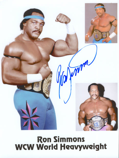 Ron Simmons signed 8x10 Photo