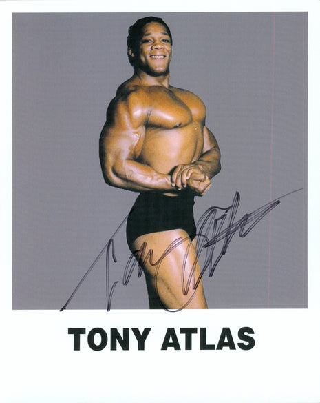 Tony Atlas signed 8x10 Photo