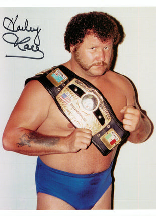 Harley Race signed 8x10 Photo