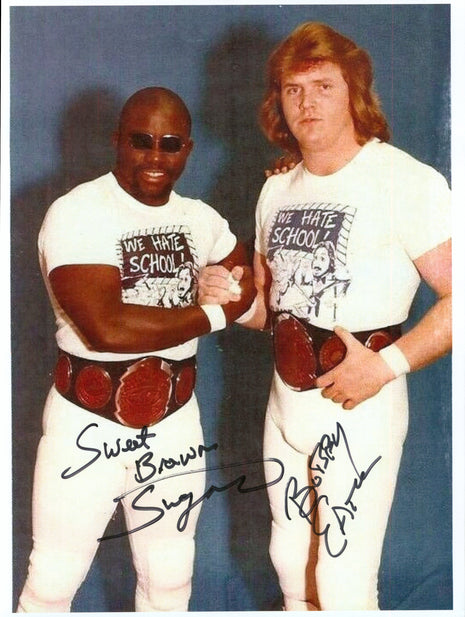Bobby Eaton & Sweet Brown Sugar dual signed 8x10 Photo