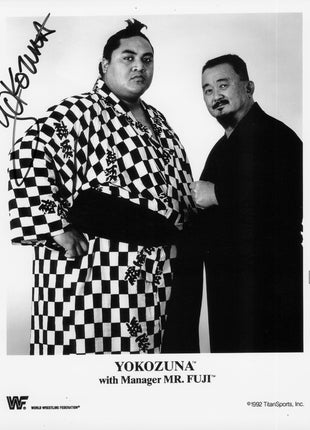 Yokozuna signed 8x10 Photo