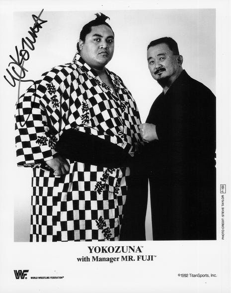 Yokozuna signed 8x10 Photo