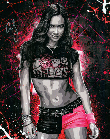 AJ Lee signed 8x10 Photo