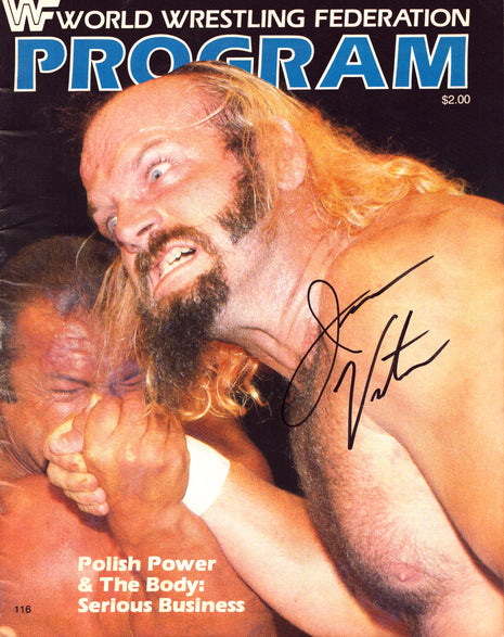 Jesse Ventura signed WWF Program #116
