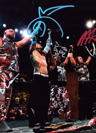 Bubba Ray Dudley, D-Von Dudley, Jeff Hardy & Matt Hardy multi-signed 11x14 Photo