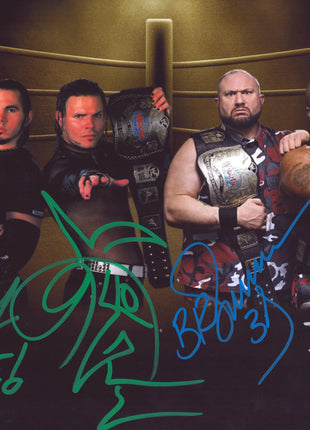 Bubba Ray Dudley, D-Von Dudley, Jeff Hardy & Matt Hardy multi-signed 11x14 Photo (w/ Beckett)