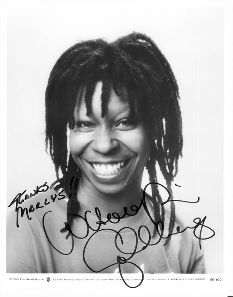 Whoopi Goldberg (Jumping Jack Flash) signed 8x10 Photo