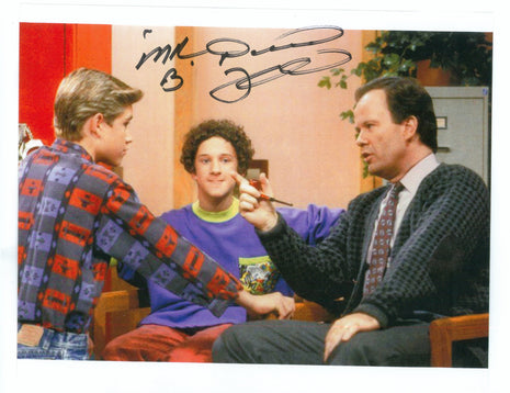 Dennis Haskins (Saved by the Bell) signed 8x10 Photo