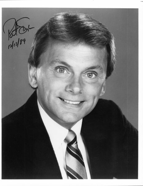 Pat Sajak signed 8x10 Photo