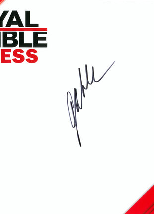 Chad Gable signed WWE Placemat