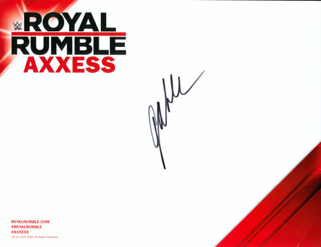 Chad Gable signed WWE Placemat