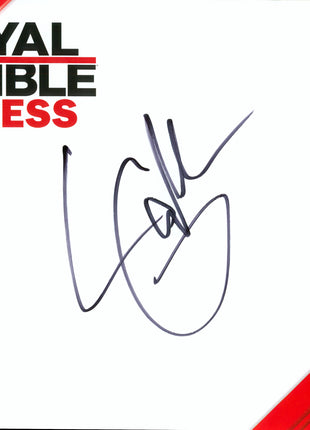 Luke Gallows signed WWE Placemat