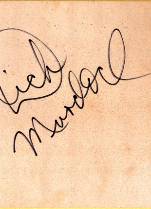 Dick Murdoch signed Japanese Shikishi Board