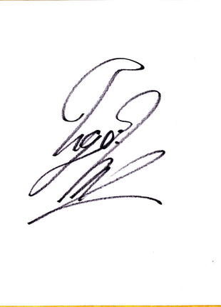 Tiger Mask signed Japanese Shikishi Board