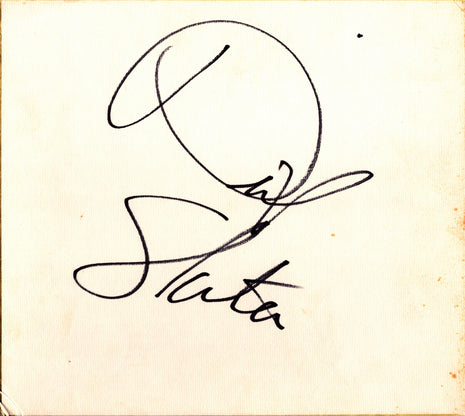 Dick Slater signed Japanese Shikishi Board
