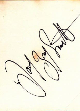 Davey Boy Smith signed Japanese Shikishi Board