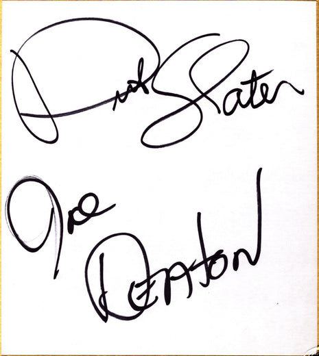 Dick Slater & Joe Deaton dual signed Japanese Shikishi Board