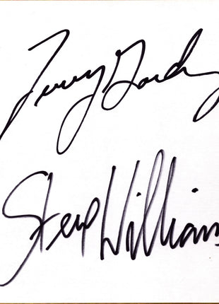 Terry Gordy & Steve Williams dual signed Japanese Shikishi Board
