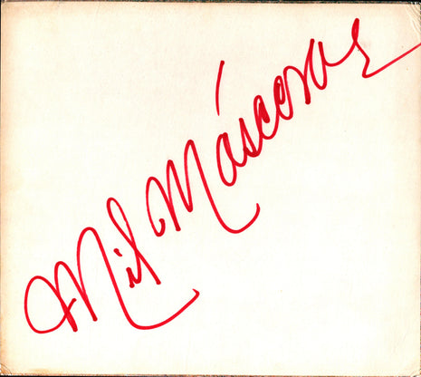 Mil Mascaras signed Japanese Shikishi Board