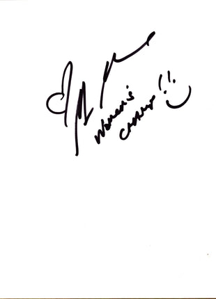 Michelle McCool signed Japanese Shikishi Board