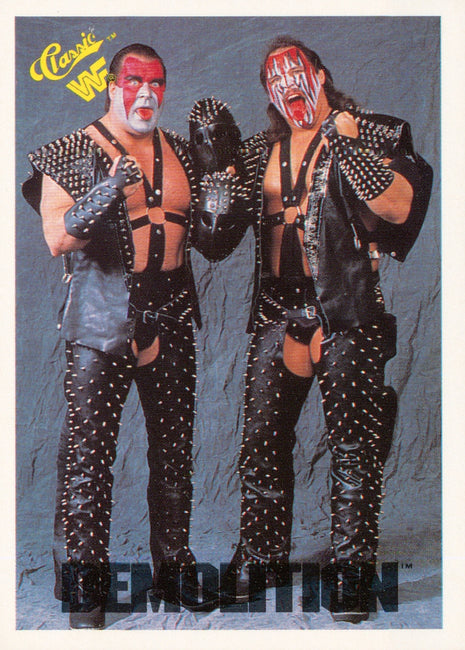 Demolition dual signed Trading Card #1 (In-studio Signing)