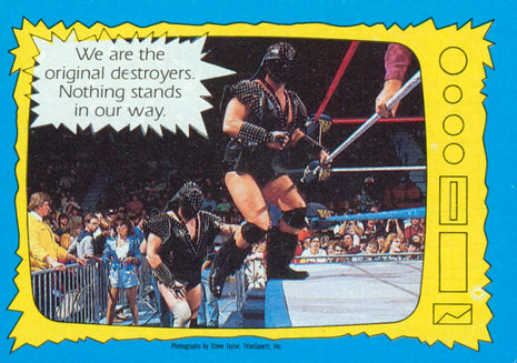 Demolition dual signed Trading Card #5 (In-studio Signing)