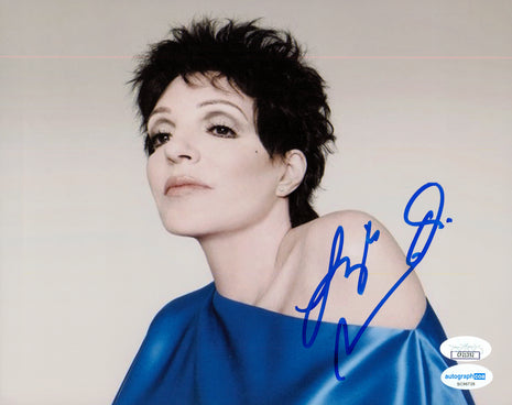Liza Minelli signed 8x10 Photo (w/ JSA)