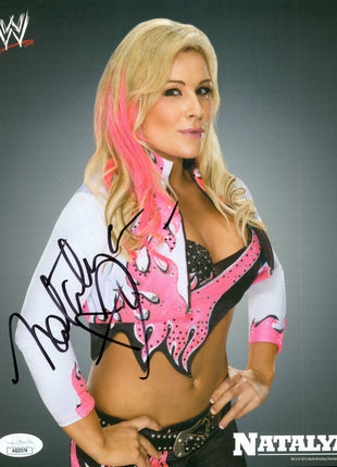 Natalya signed 8x10 Photo (w/ JSA)
