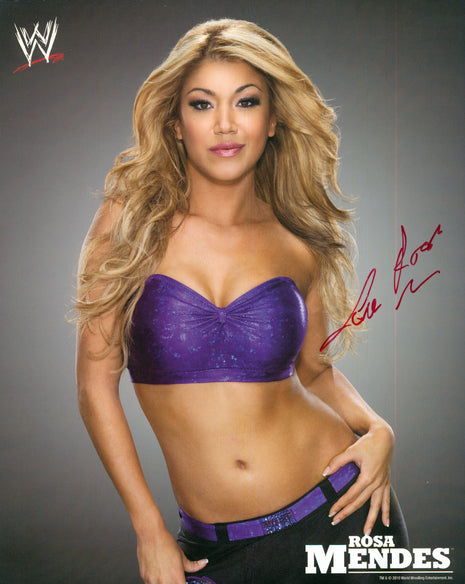 Rosa Mendes signed 8x10 Photo