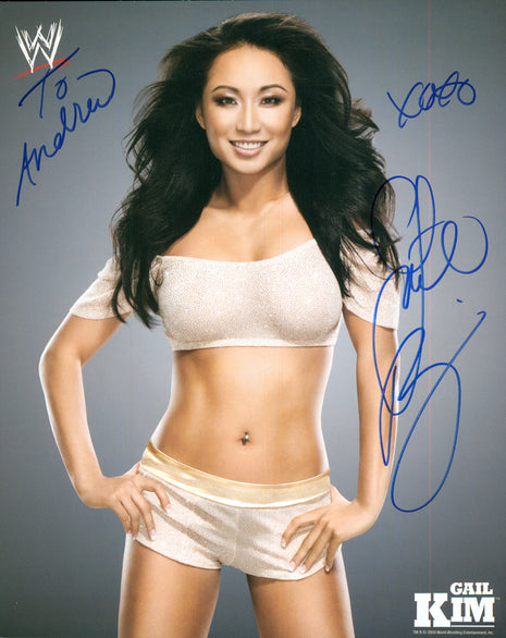 Gail Kim signed 8x10 Photo