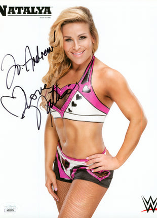 Natalya signed 8x10 Photo (w/ JSA)