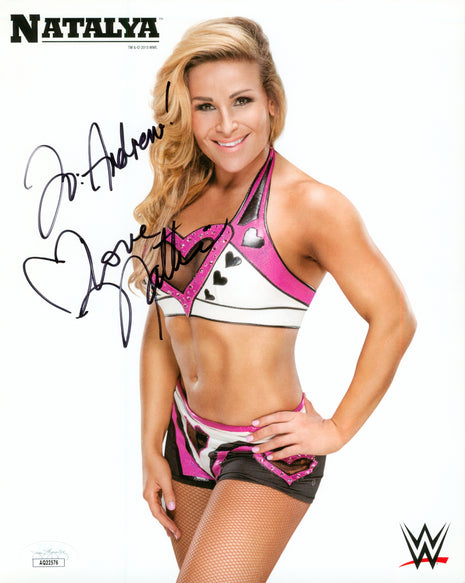 Natalya signed 8x10 Photo (w/ JSA)