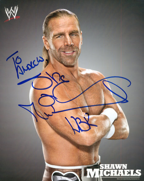 Shawn Michaels signed 8x10 Photo