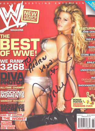 Ashley Massaro signed WWE Magazine Janaury/February 2007 (w/ JSA)