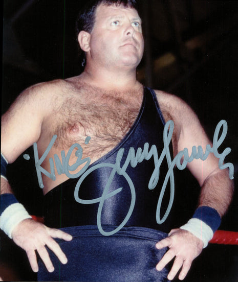 Jerry Lawler signed 8x10 Photo
