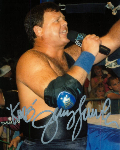 Jerry Lawler signed 8x10 Photo